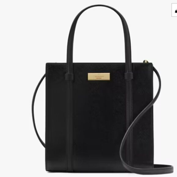 BNWT - KATE SPADE KENZIE SMALL BLACK TOTE - Picture 1 of 6
